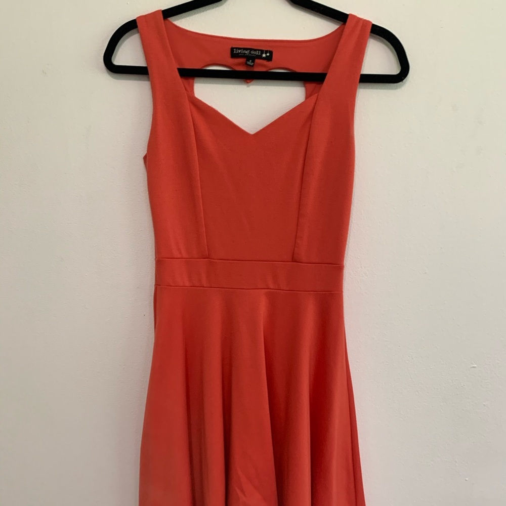 Coral Living Doll A-line Dress